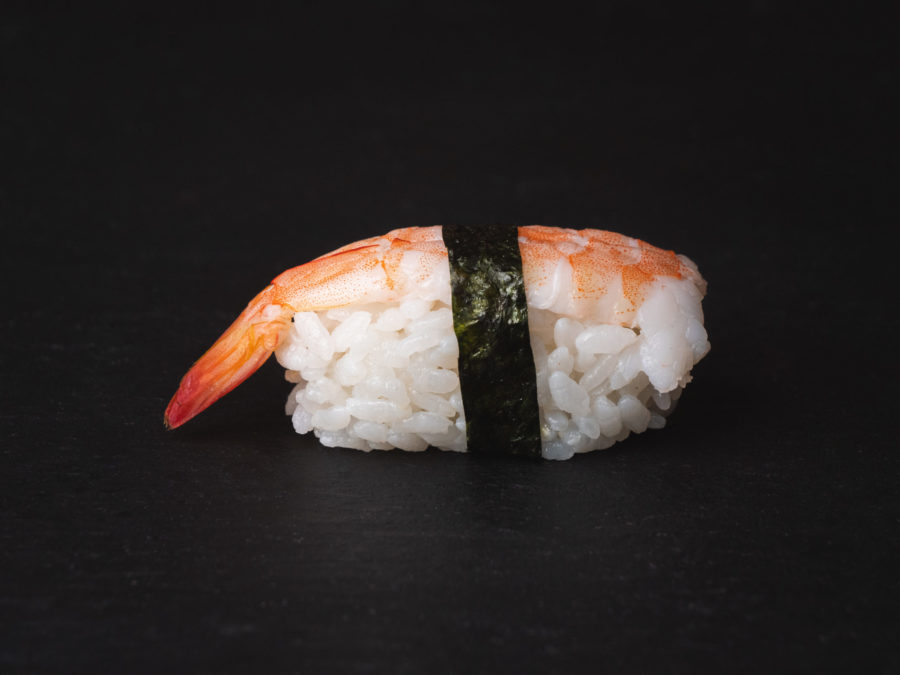 Nigiri mit Shrimp