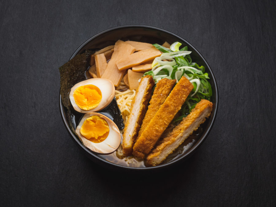 Ramen Nudelsuppe vegetarisch
